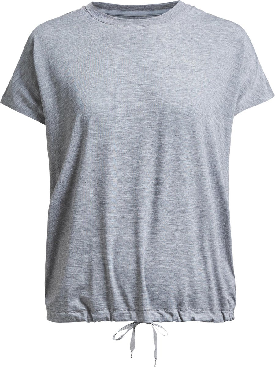 Rohnisch To Hatha Loose Tee Sportshirt Dames - Grey Melange - Maat XS
