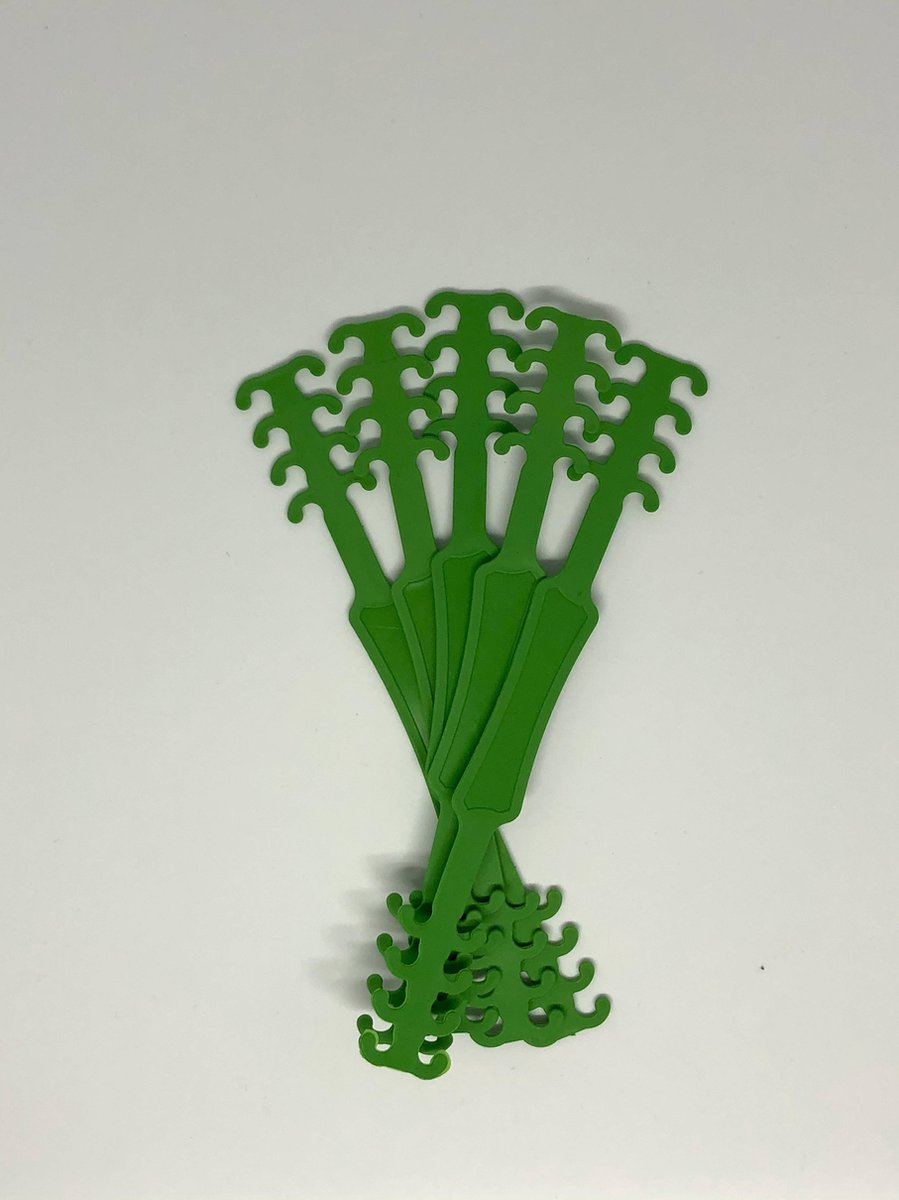 Mondkapje Verlenger (5 Stuks) - Kleur : GROEN - Strip voor Mondkapje Verlenger - Mondkapje Earsaver - Oor Beschermer - Mondkapje Verlengstuk - Mondmasker Draagband - Mondkapje Houder Mondmasker Beugel