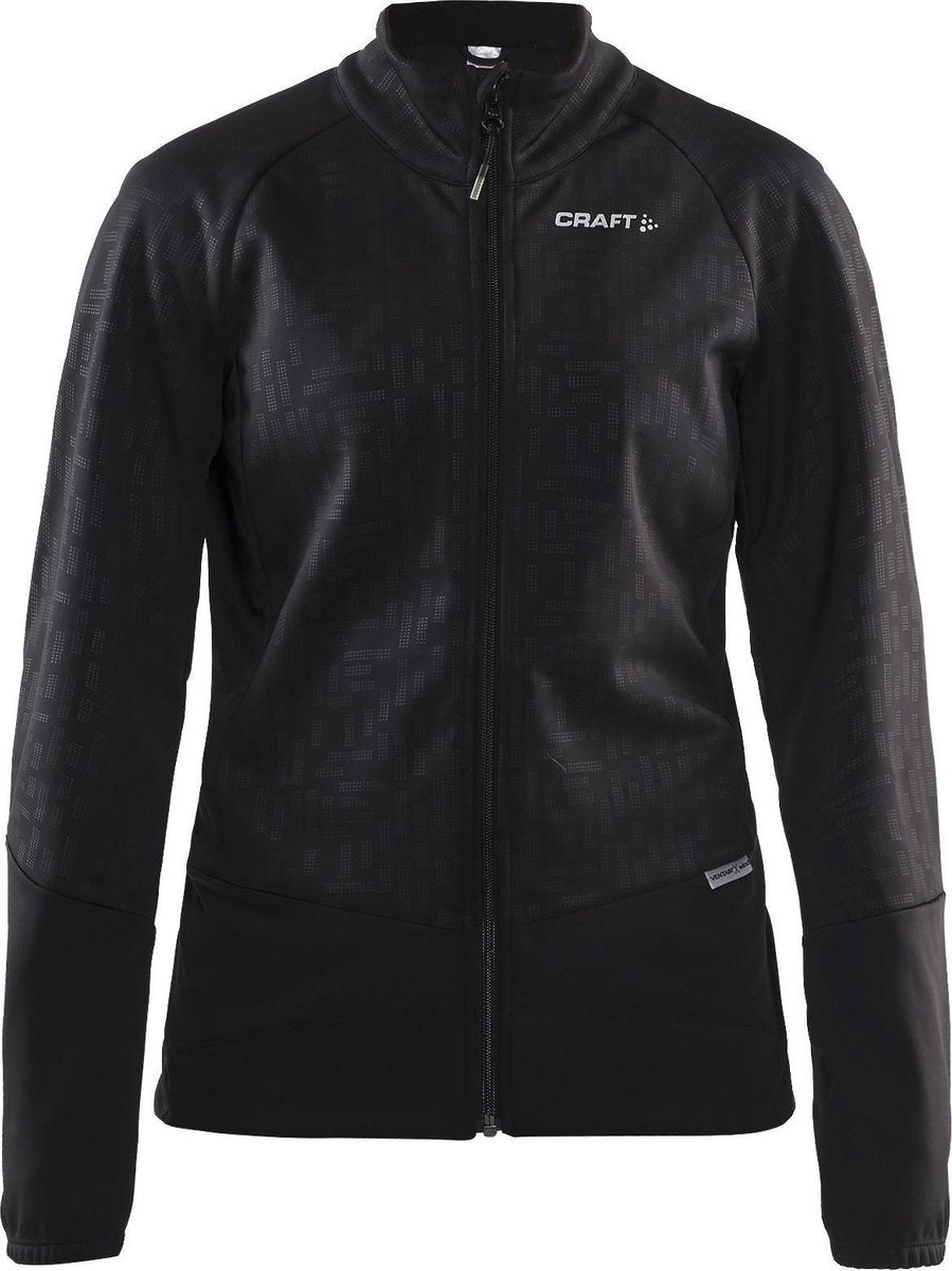 CRAFT RIME JKT W Dames Fietsjack - BLACK - L