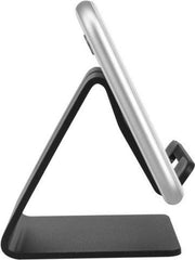GadgetBay Mobiel standaard mat zwart universeel aluminium iPhone