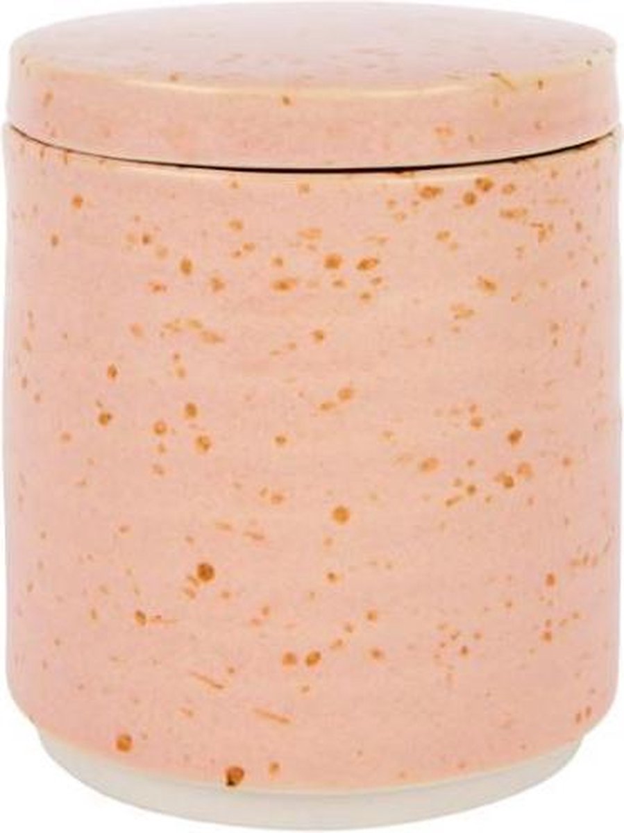 Gespikkelde voorraadpot - Roze