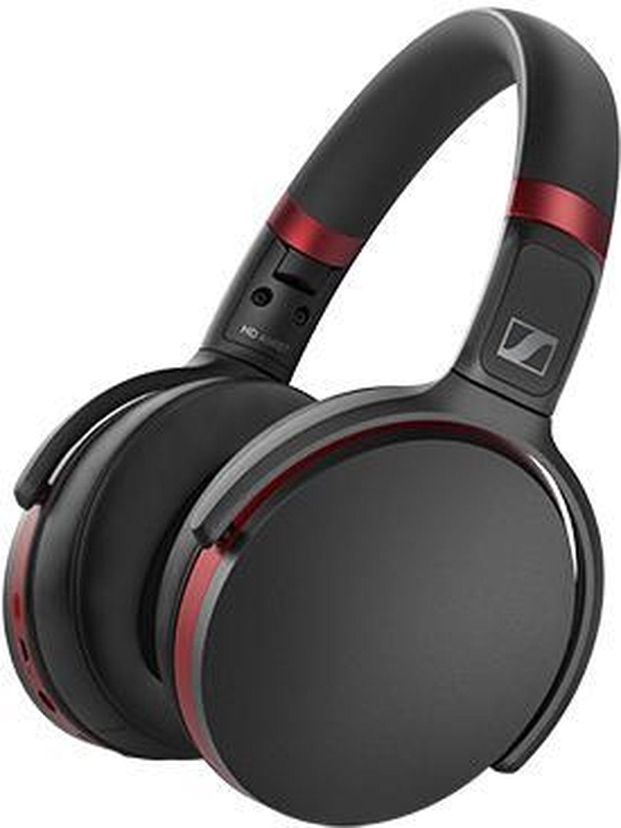 Sennheiser HD 458BT - Draadloze koptelefoon met Noise Cancelling - Zwart/Rood