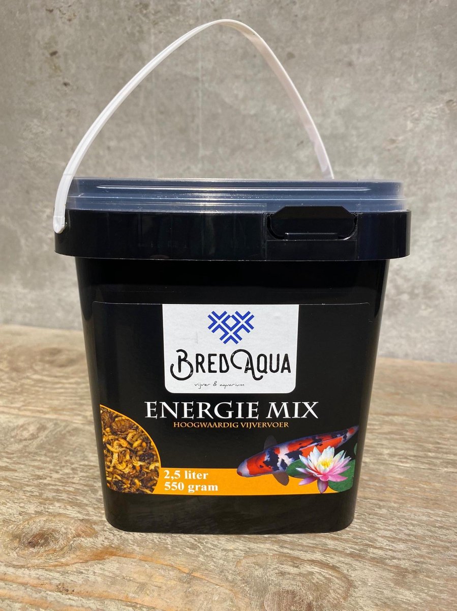 Premium Energie mix 2500 ml - Voer - Vissen - Vissenvoer - Vijver - Aquarium - Energie - Extra - Vis - Koi - Mix - Energiemix