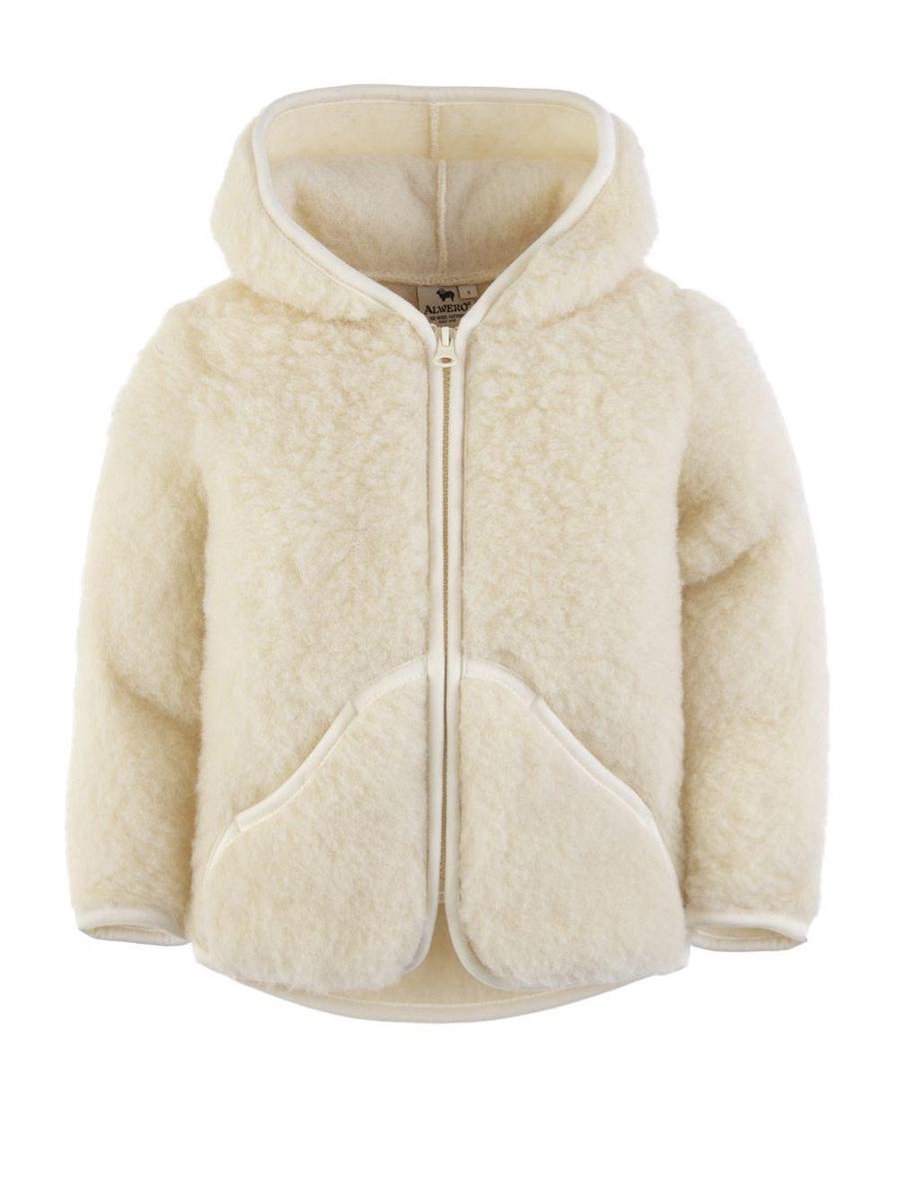 Alwero "Jas Vestje Mody 100% wol" Naturel - 104-110