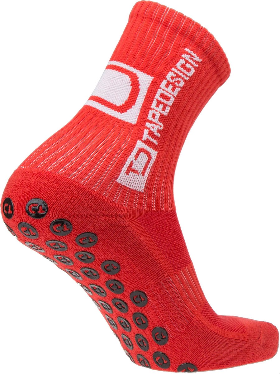 Tapedesign Allround Classic Gripsokken - Rood | Maat: 37-48