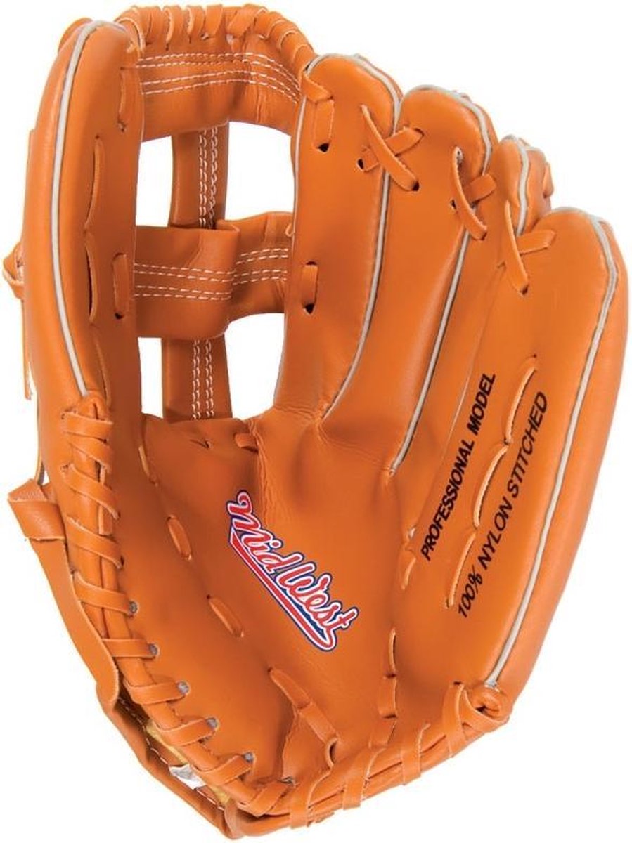 Midwest Honkbal Veldhandschoen Junior 25 Cm Vinyl Bruin