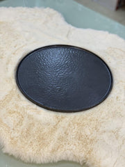 Porseleinen bord (zwart)