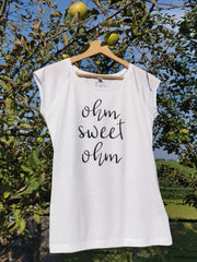 Yogashirt Dames Ohm Sweet Ohm Bamboe - S