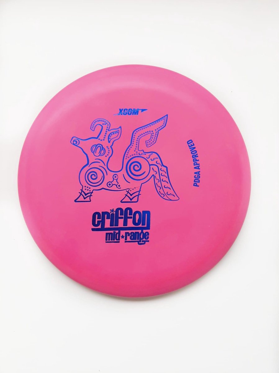 X-COM Discgolf - Midrange - Griffon - 150 gram - Roze
