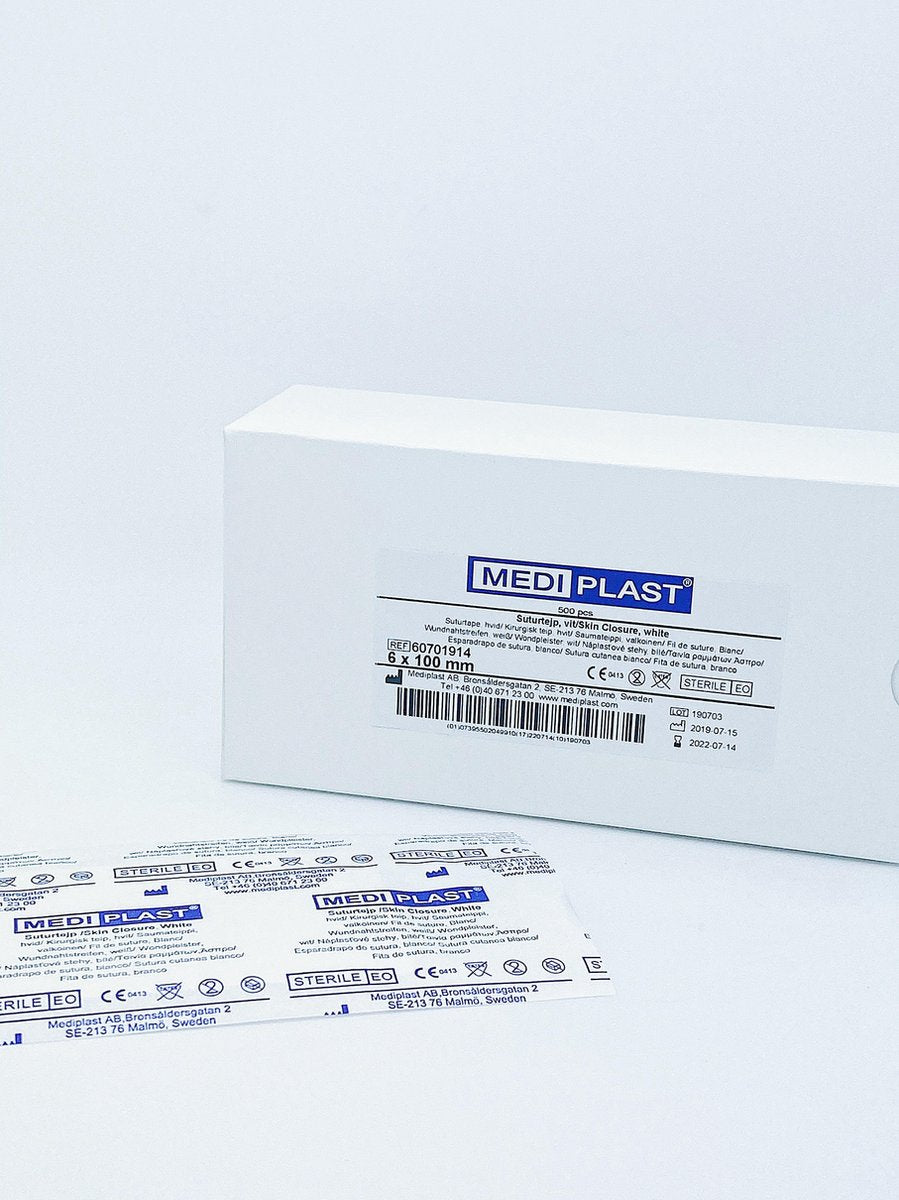 Mediplast Hechtstrips 6mm x 100mm - 100 stuks