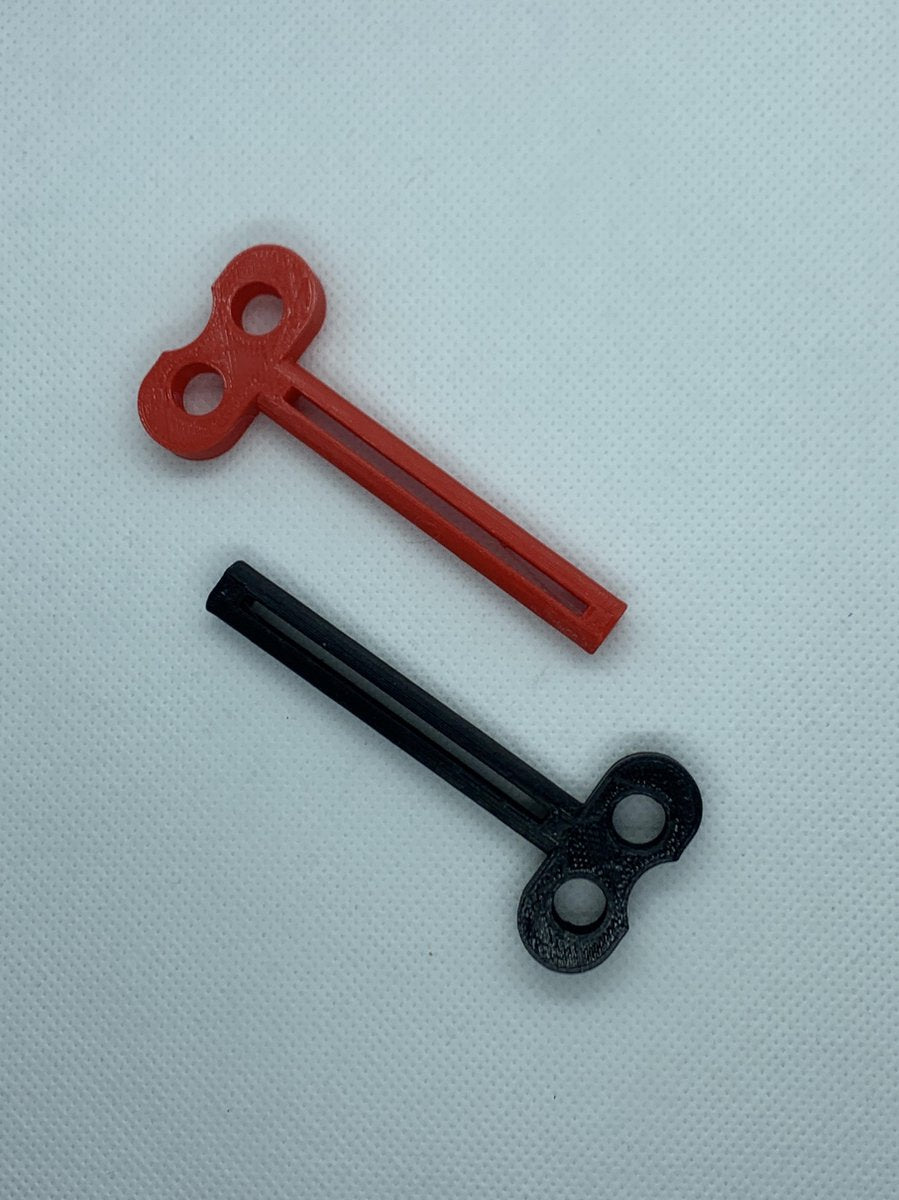 Printonomy Tube uitknijper - Set van 2 - Tandpasta knijper - Tandpasta dispenser - Tube knijper - Tandpasta squeezer - Rood/Zwart