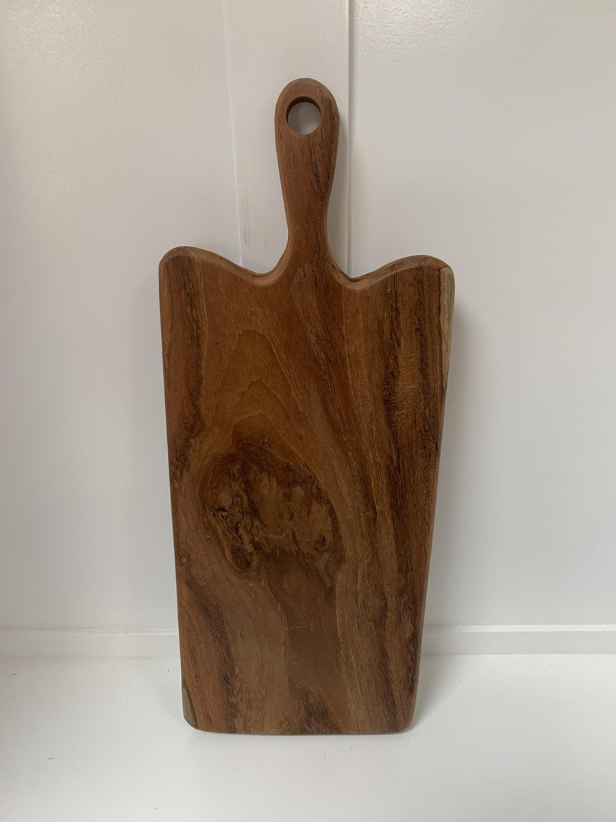 Teak recht - broodplank - hapjesplank - snijplank
