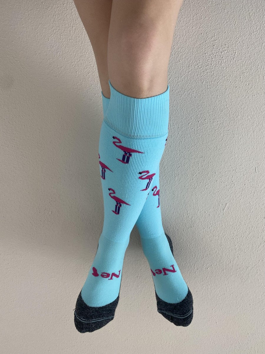 NeS Flamingo - Hockeykousen - Funkousen - Sportkousen - Voetbalkousen