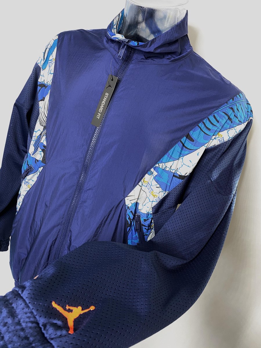 Air Jordan x Russell Westbrook Vest/Jas (Blauw) - Maat L