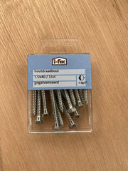 Houtdraadschroef 5.0x40 per 15 gegalvaniseerd