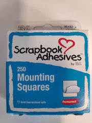 3L Mounting Squares Wit Permanent 250 Stuks