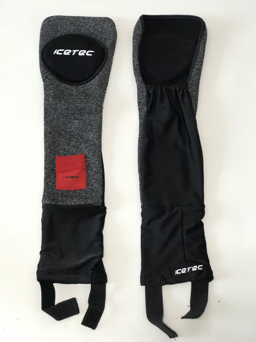 Icetec | Snijvaste Scheen-/Enkelbeschermers - klittenbandsluiting - XXL - Schaatsen