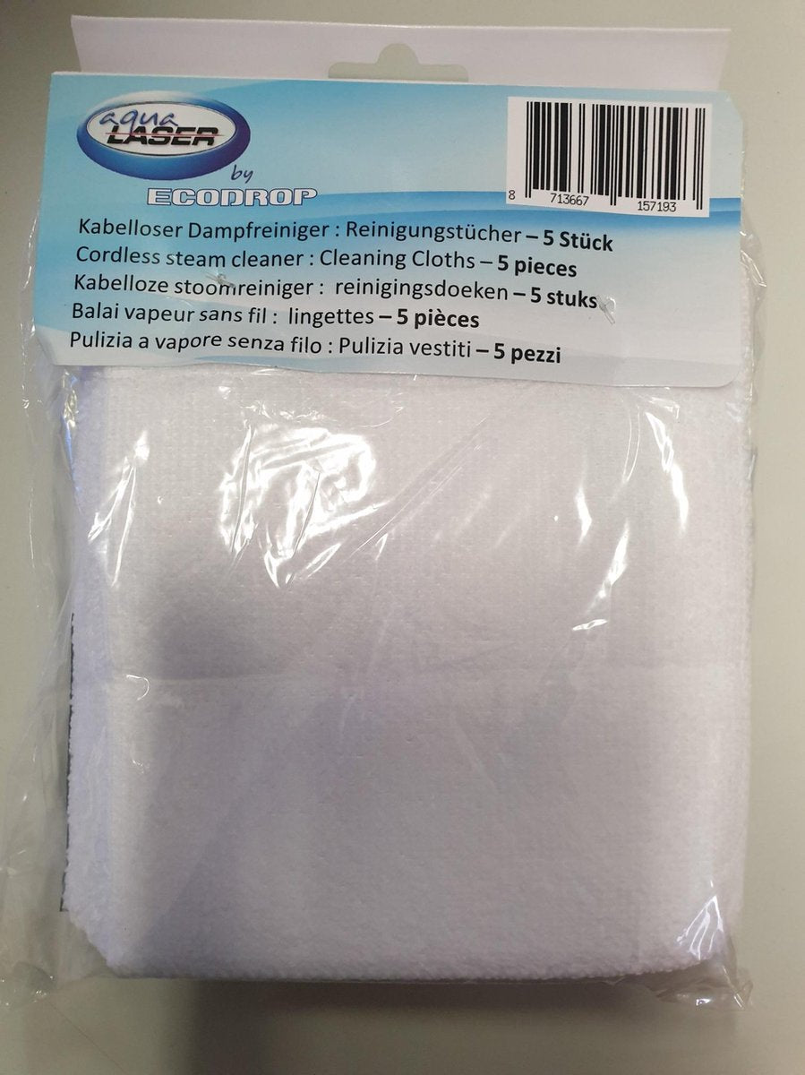 Aqua laser stoomreiniger microvezel doeken 5 stuks