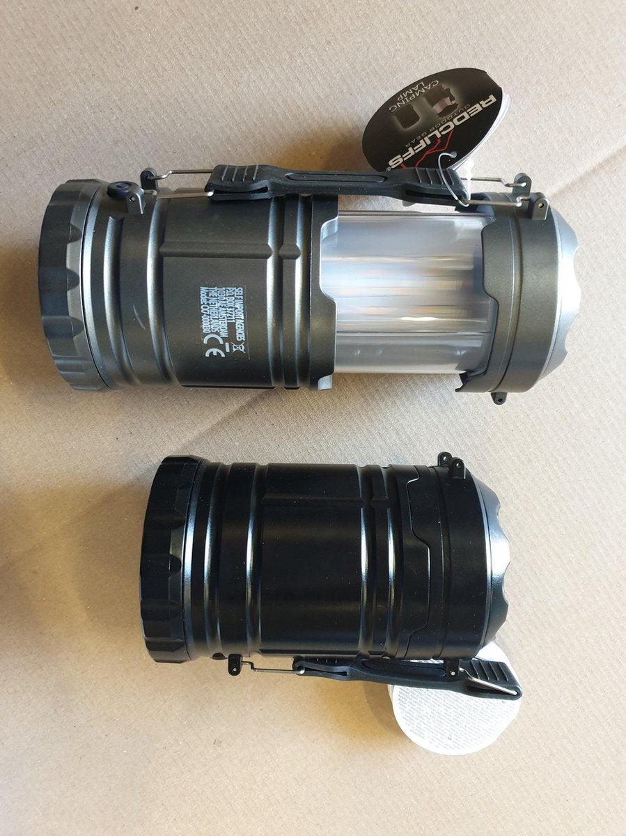 Camping lamp Grijs/Zwart