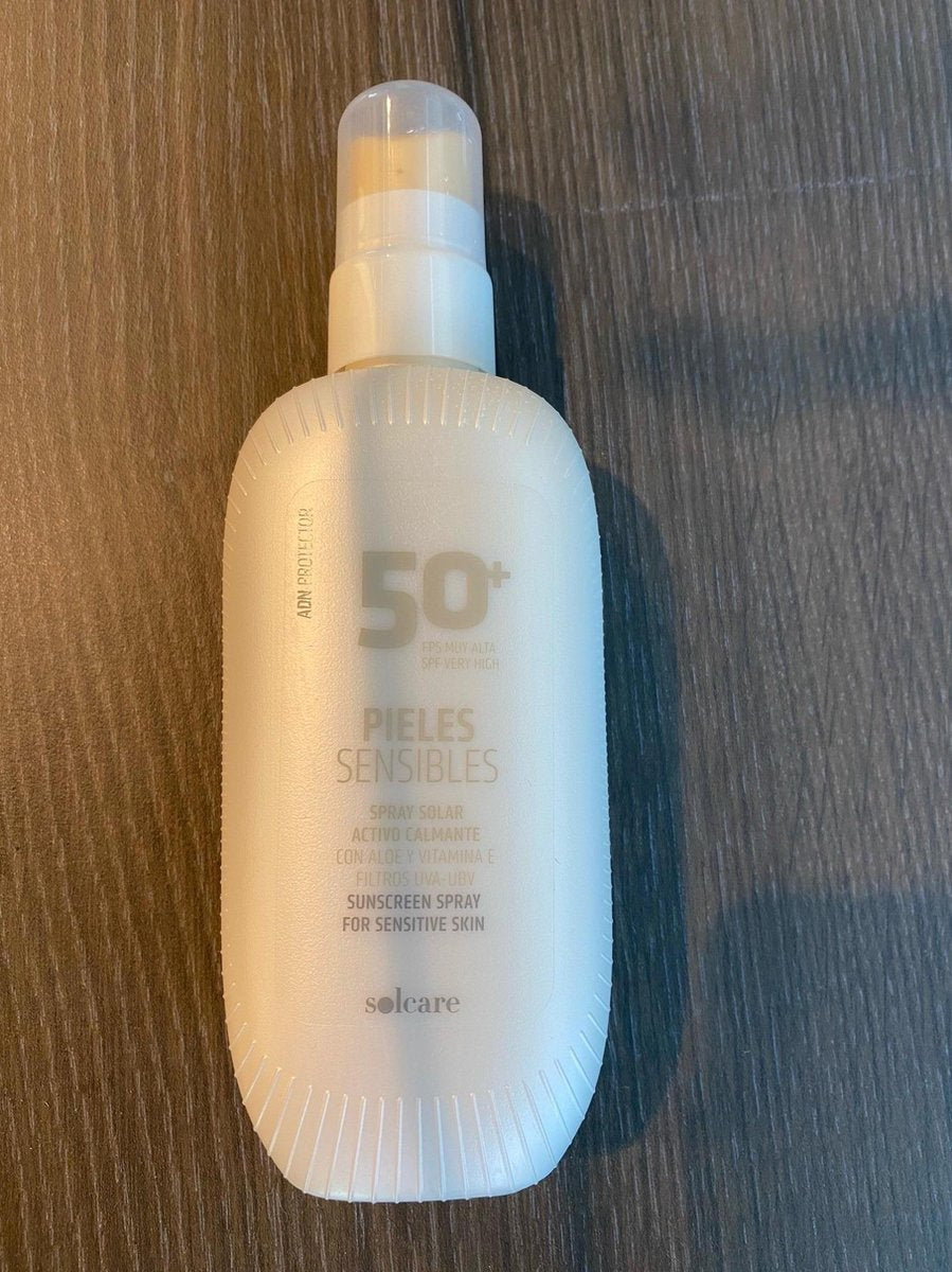 Solcare | 50+ spray solar | hydraterende zonnefactor spf50+ voor de gevoelige huid