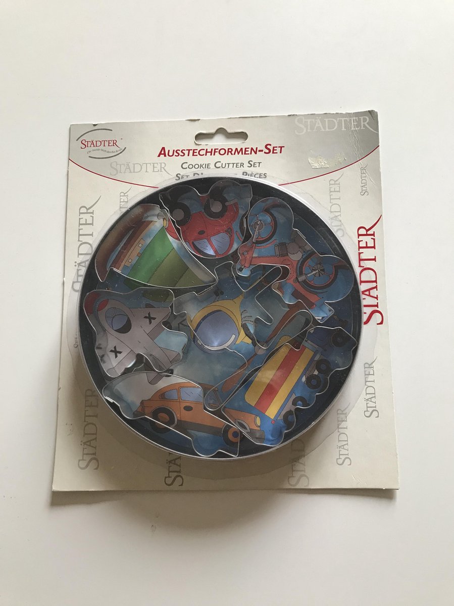 Städter koekjes uitstekersset voertuigen