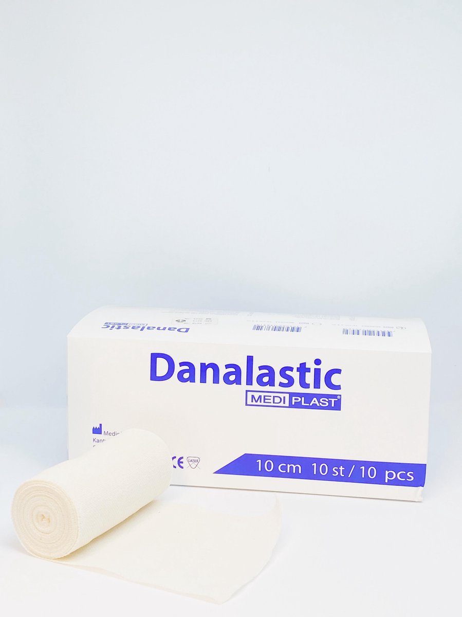 Danalastic Elastisch Ondersteunend Verband 10 cm x 5 m - Doos 10 stuks