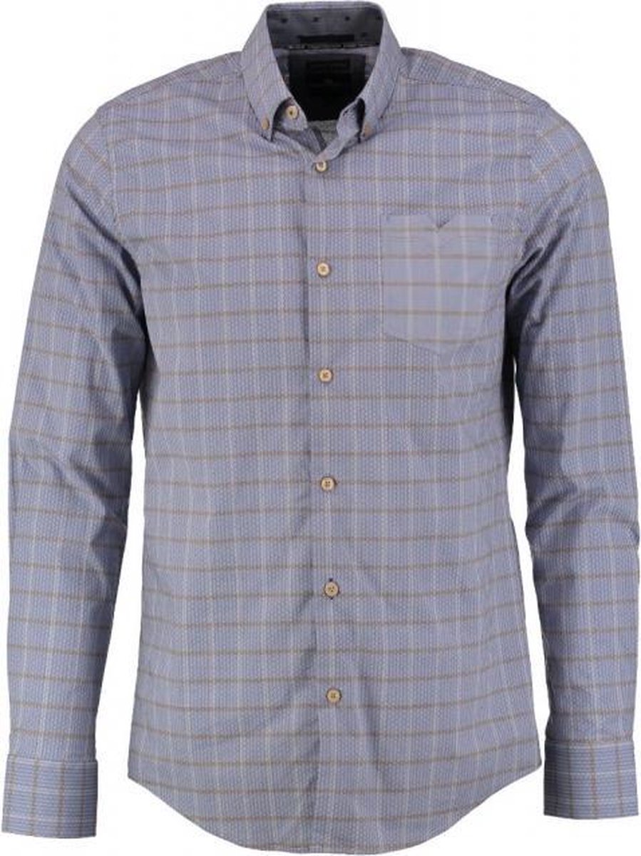 Vanguard blauw comfort stretch overhemd - Maat M