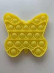 Pop Bubble - Pop it - fidget toy - Geel - Vlinder vorm - Speeltje - Nieuwe pop it - Tiktok