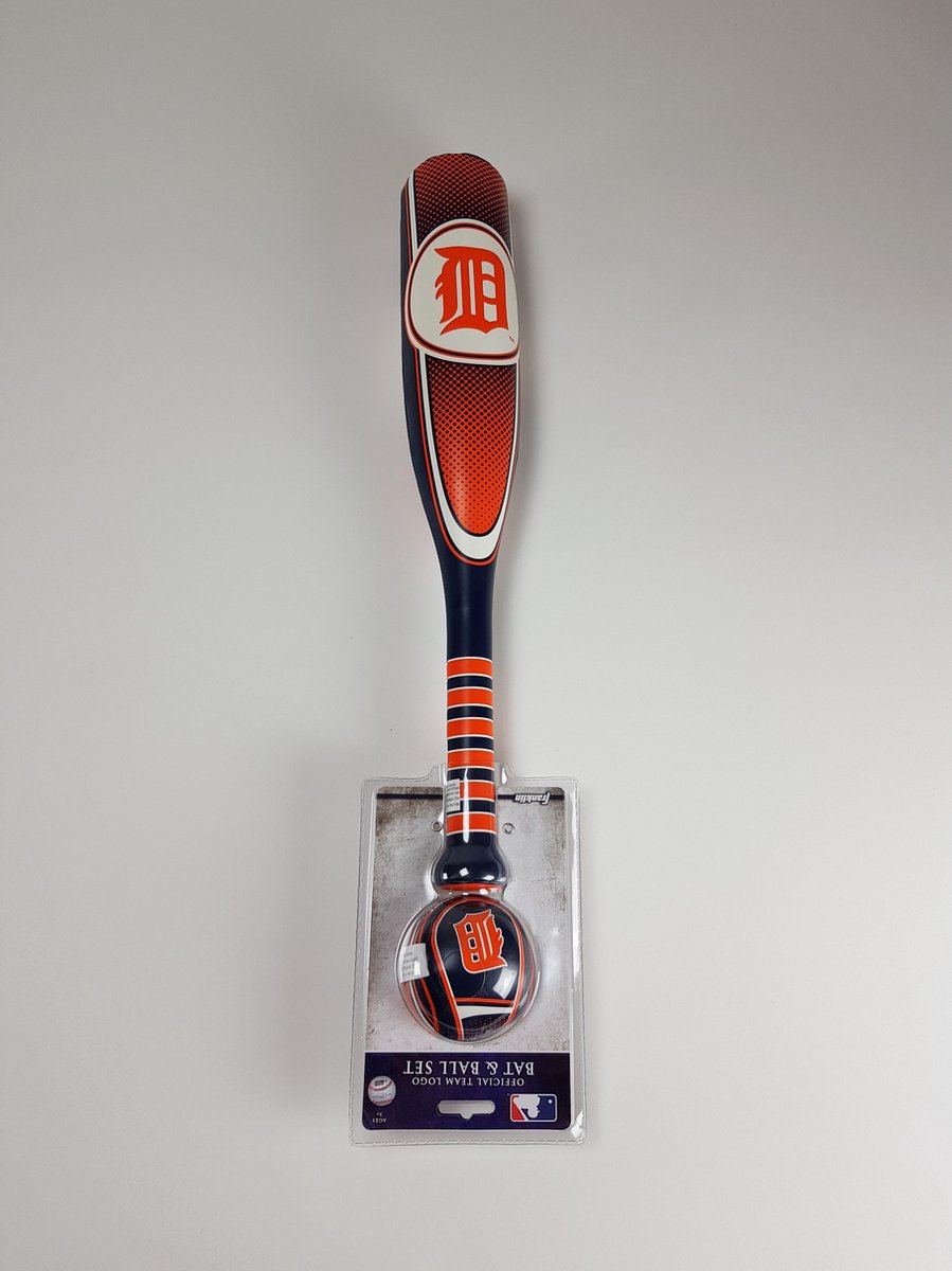 Franklin MLB 21" Soft Sport Bat & Ball Set Club Tigers