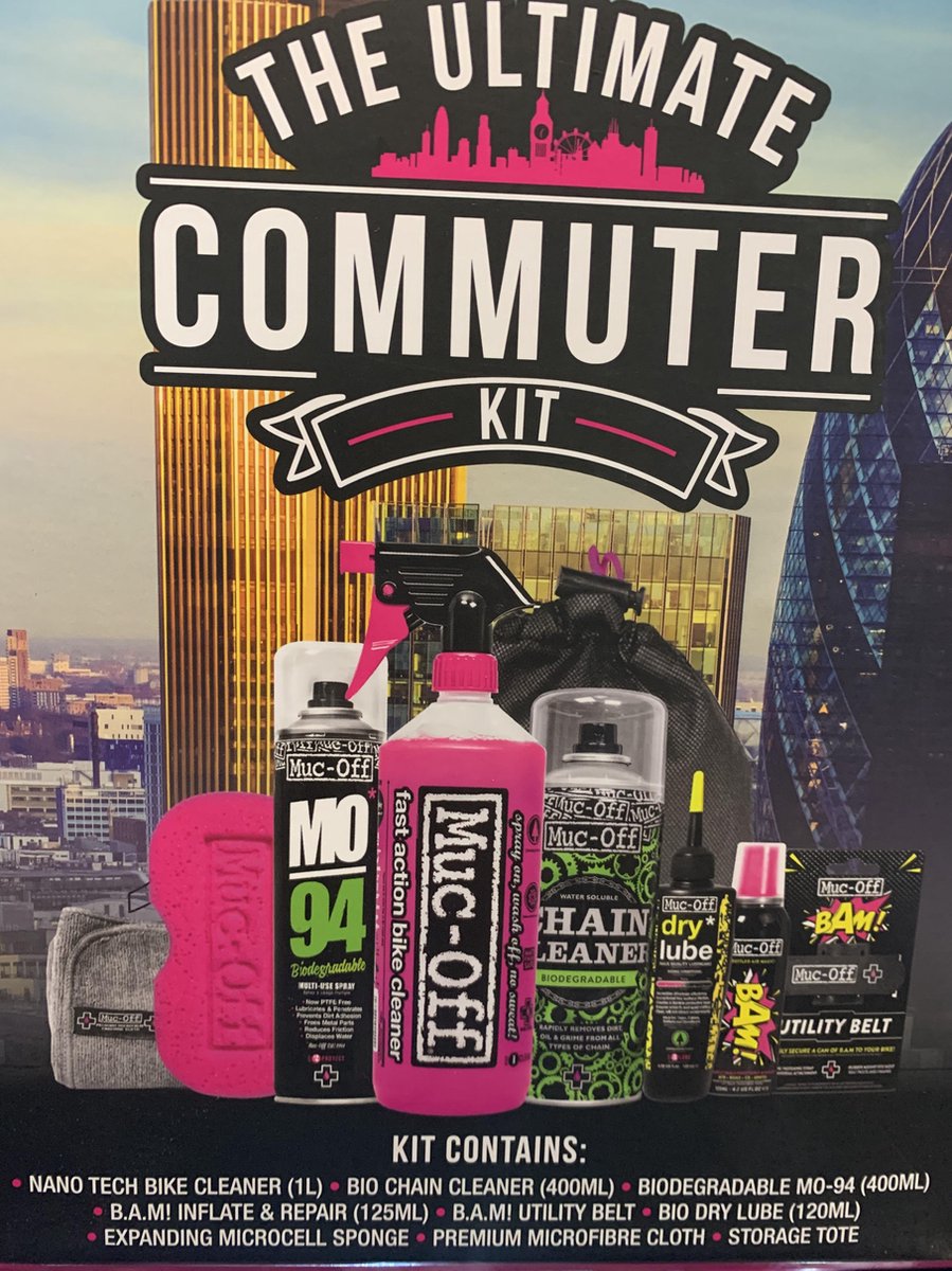 The ultimate commuter kit muc-off