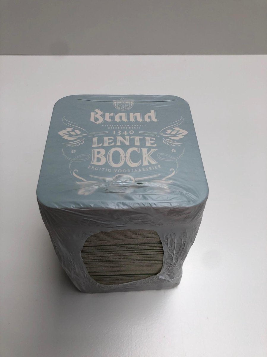 2x 100 brand lentebock lentebok bierviltjes biervilt viltjes vilt biervilten