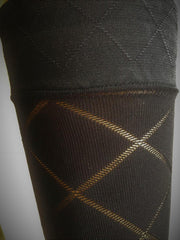 Aristoc 60 denier Satin semi  Zwarte Opaques Hold Ups