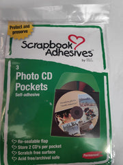 3L Foto Cd hoesjes Zelfklevend 3 stuks