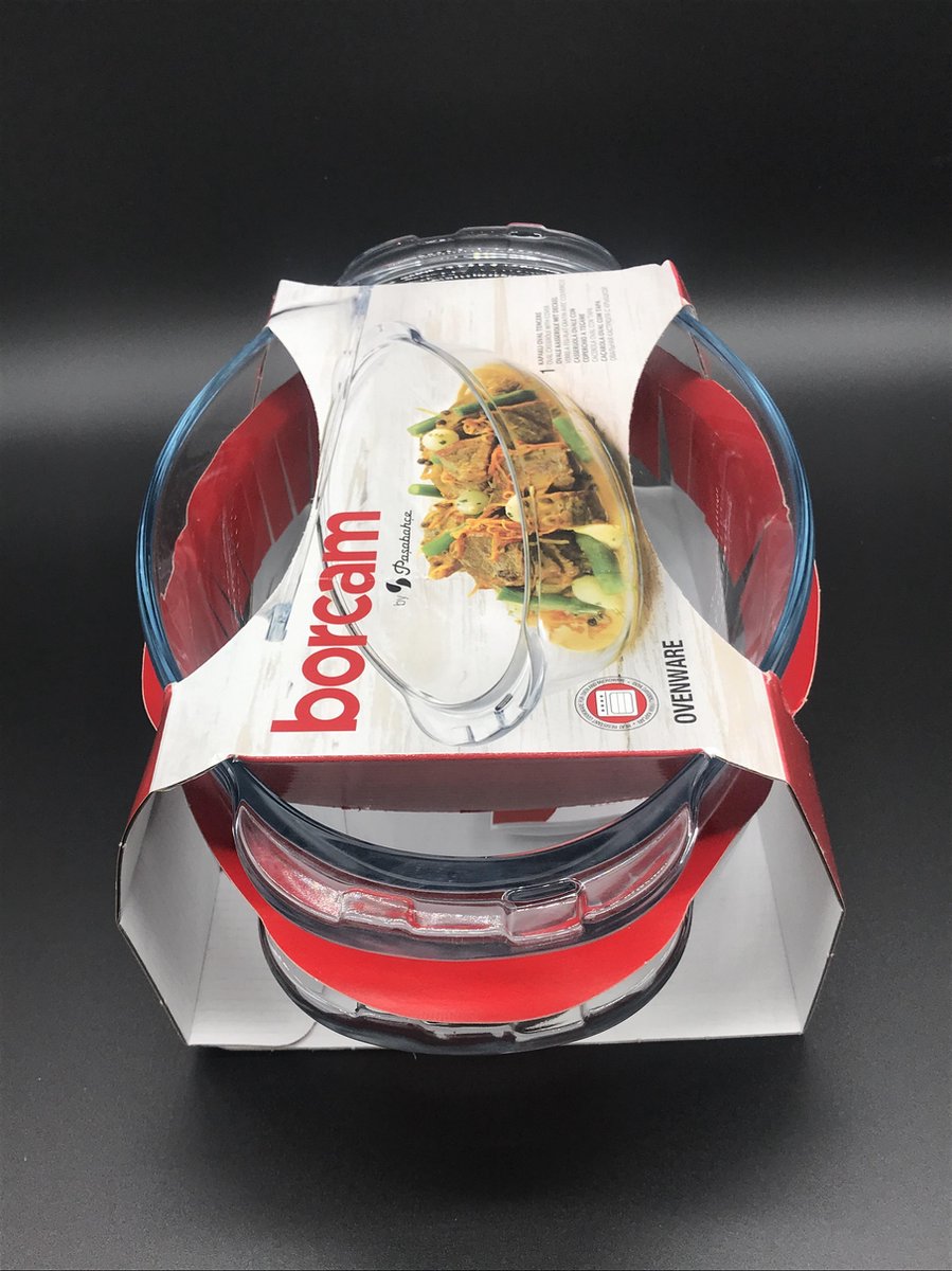 Pasabahce- BORCAM | Ovenschaal| met deksel | 2250 ml/
