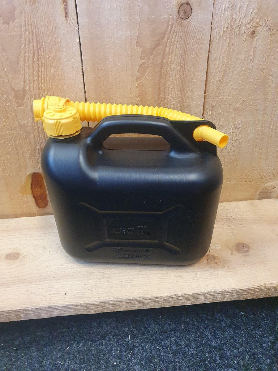 Jerrycan 5 liter zwart