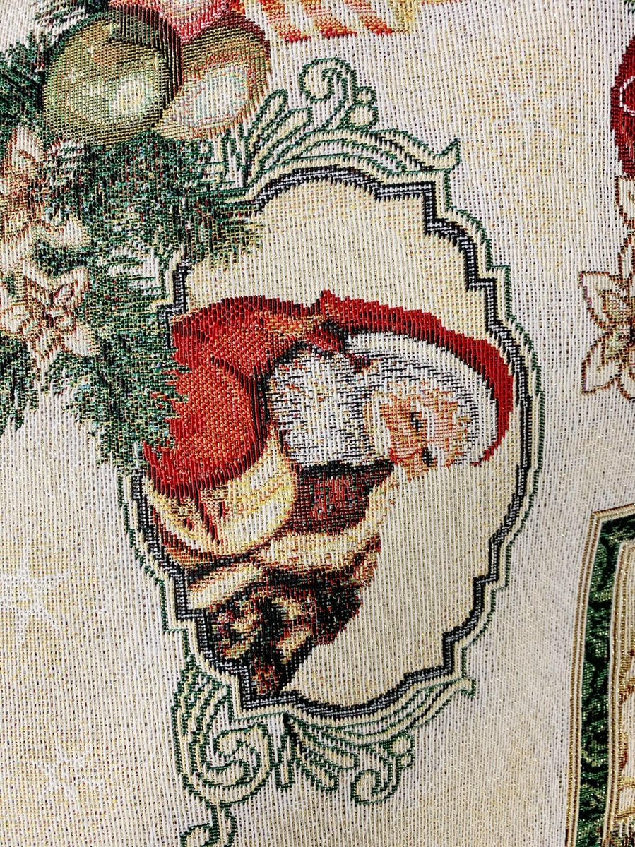 Boodschappentas - luxe gobelinstof - Christmas Armin - Kerst
