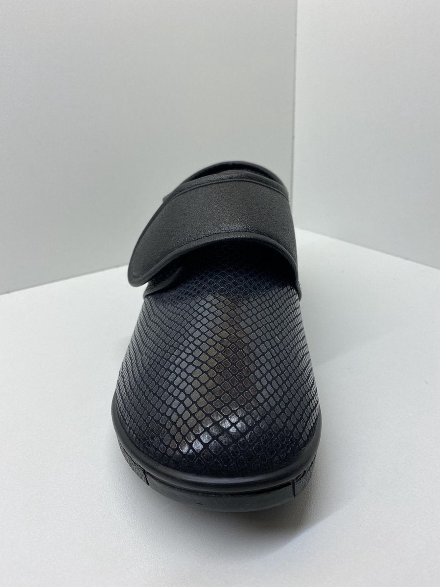 CALZAMEDI - Dames Comfortschoen - Stretch model PITON 3034-P- zwart - maat 40
