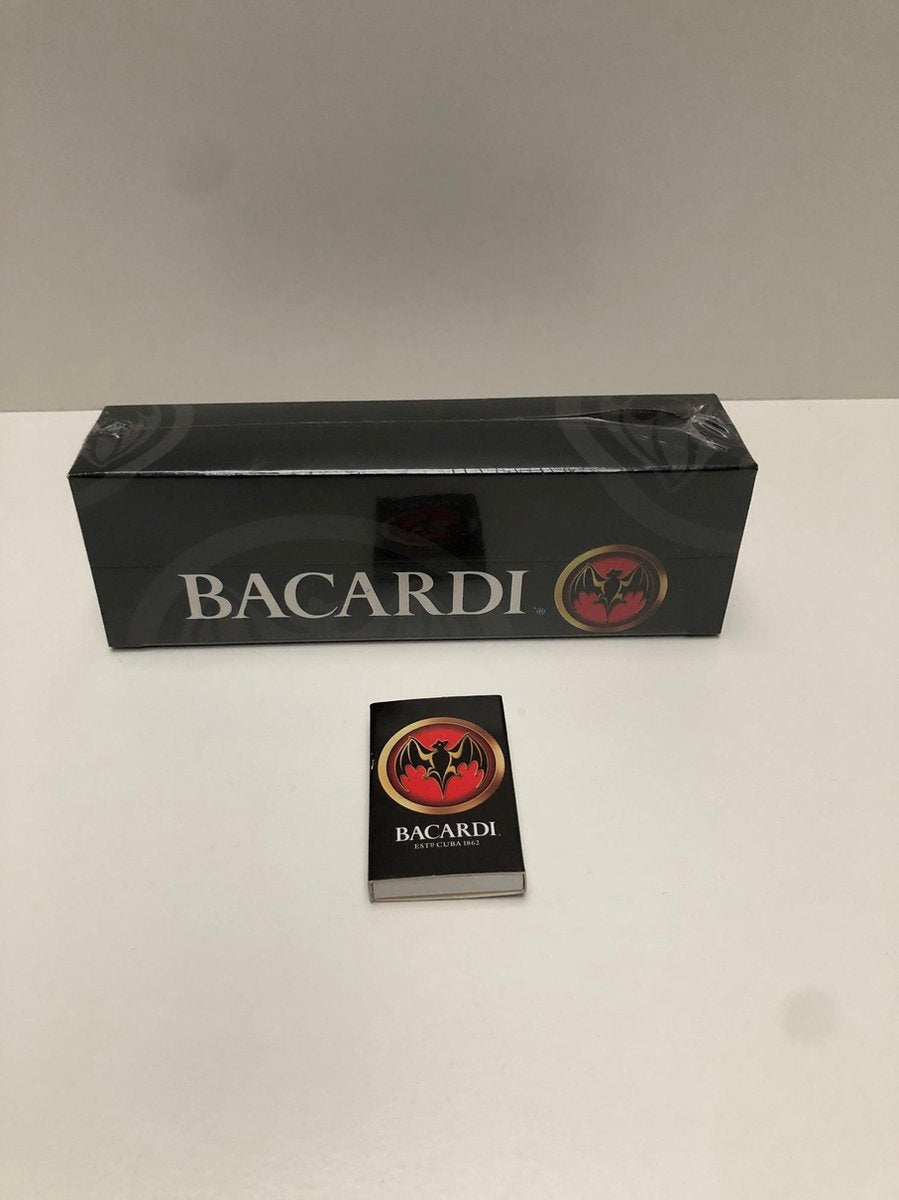 bacardi lucifers 25 kleine doosjes in een omdoos