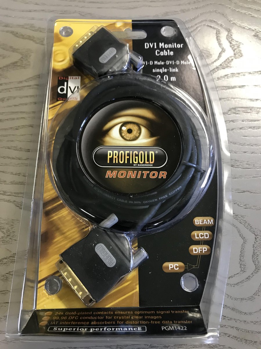 Profigold - DVI-D Kabel - zwart - 2 meter