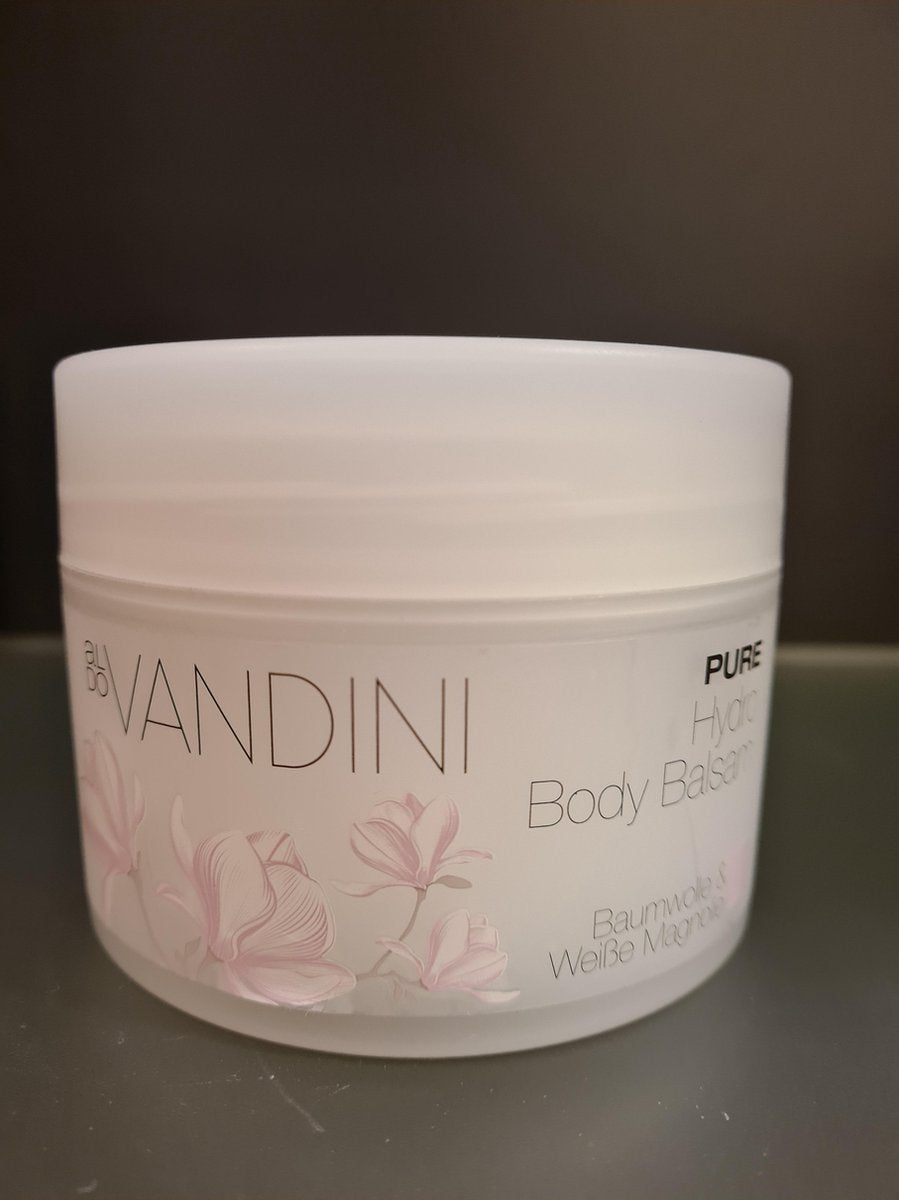 Vandini Hydrating Body Cream - katoen en witte magnolia