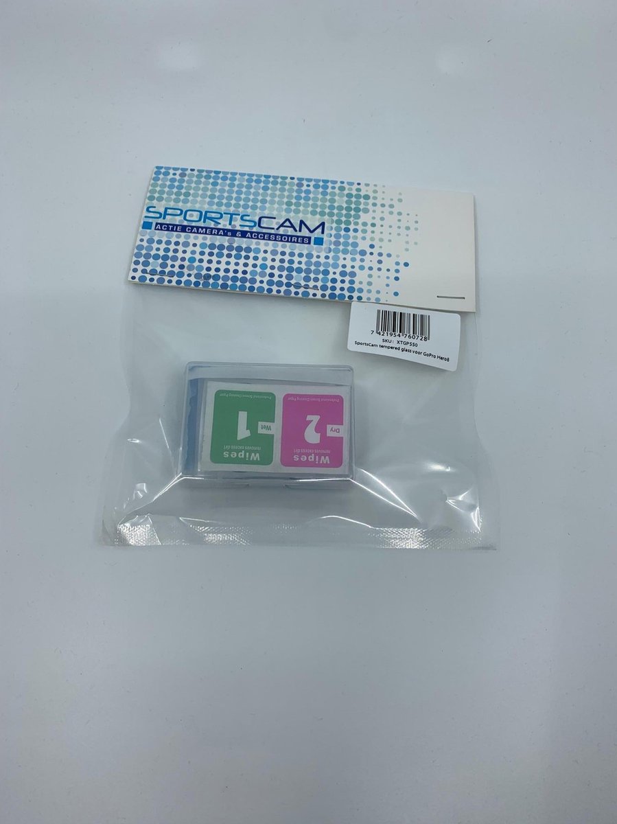 Tempered glas voor GoPro Hero8