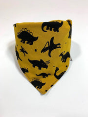 tinymoon Jongens Sjaal – slab/bandana – Dino Dino – Oker – Maat 0 tot 1
