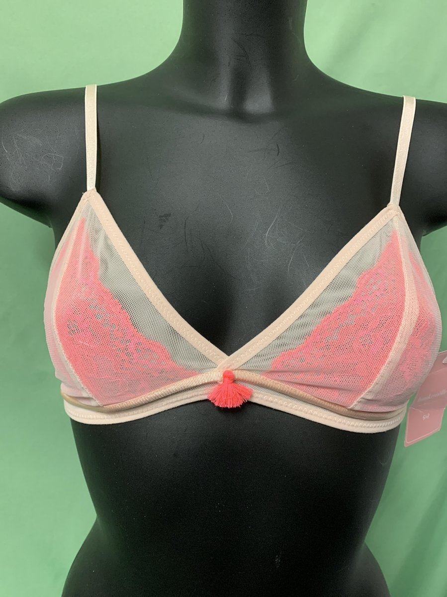 Hunkemõller - Mesh over late Bralette - Cloud Pink - maat L