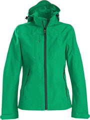 Printer Hardshell Jas Flat Track Lady 2261043 Frisgroen - Maat S