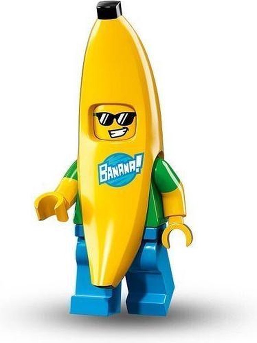 LEGO 71013 Minifigures Serie 16- Banana Suit Guy 15/16 (verpakt in transparant zipzakje)