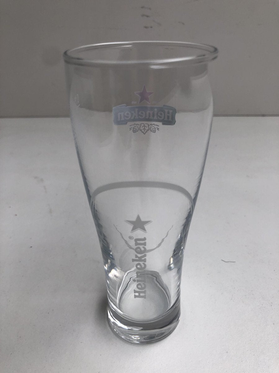 Heineken bierglas klein Ellipse doos 6x15cl  (LET OP 15CL) bier glas glazen bierglazen