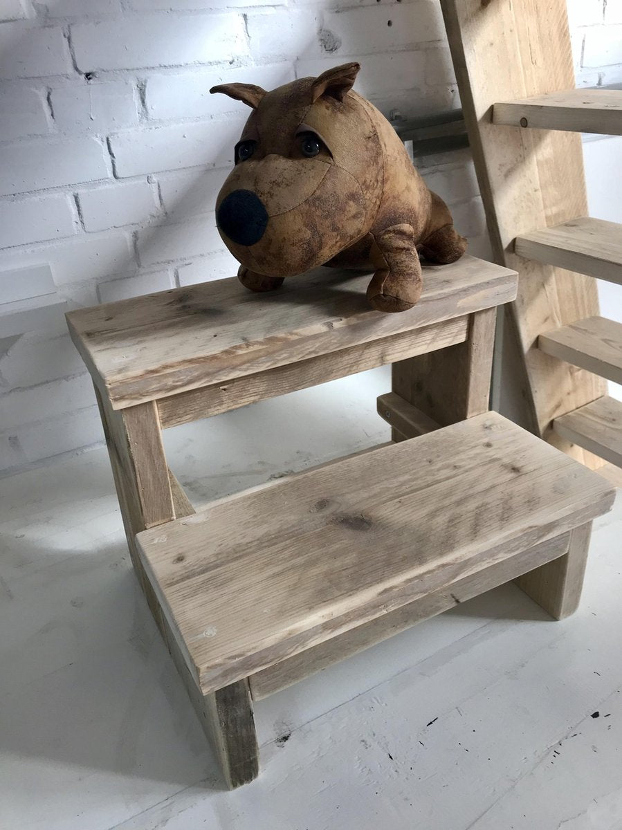 Steigerhouten trappetje