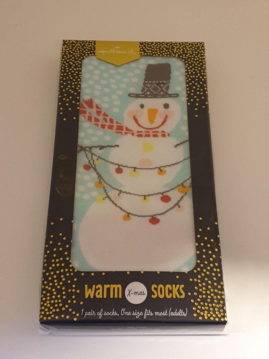 Kerstsokken Hallmark - Let it snow