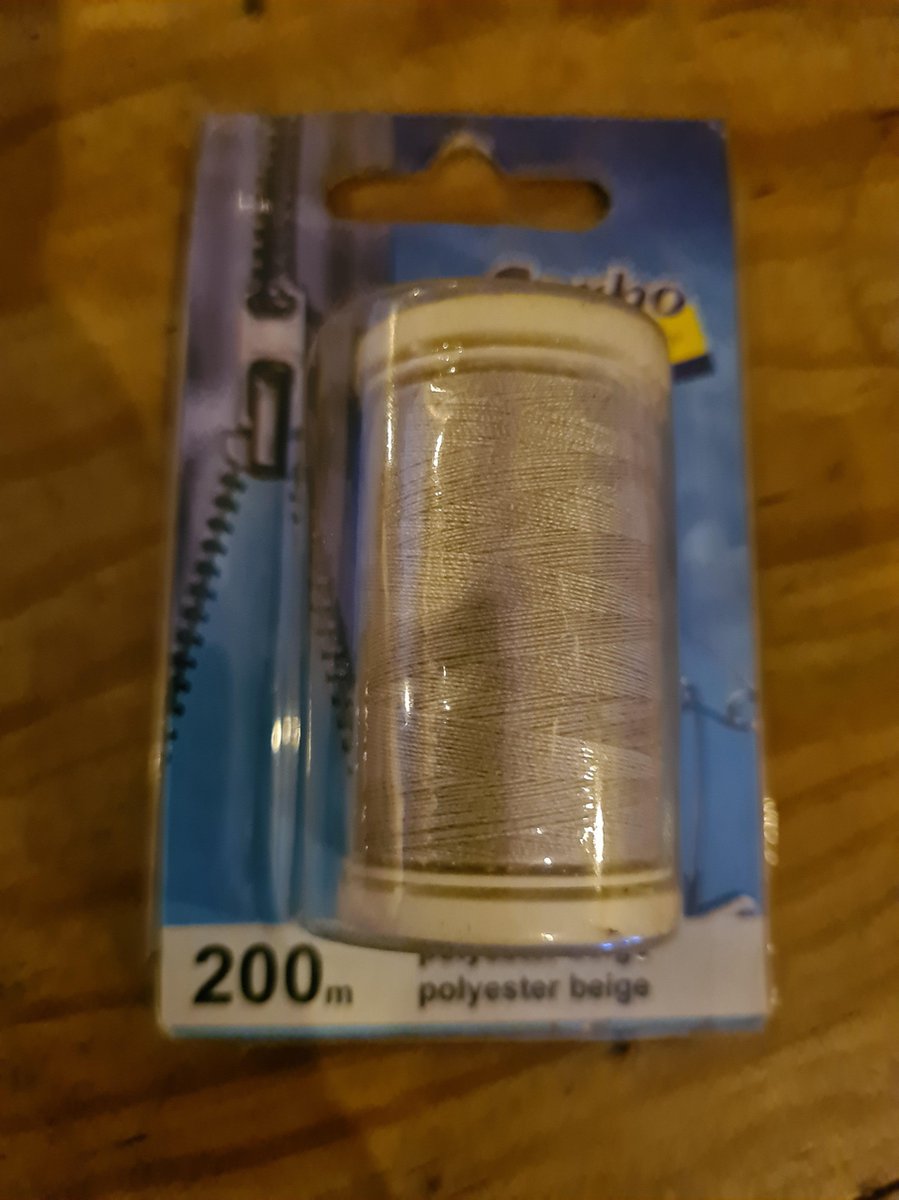200m Polyestergaren Beige Sorbo