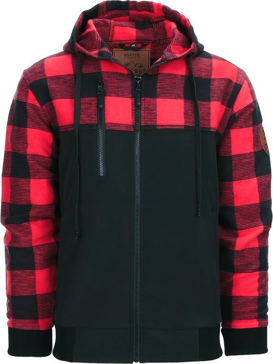 Fostex Houthakkers Jacket zwart/rood